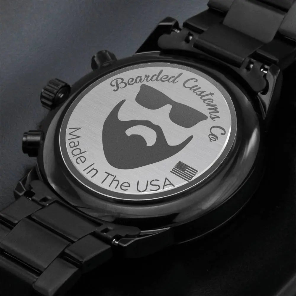 Jewelry Bearded Customs Watch ShineOn Fulfillment