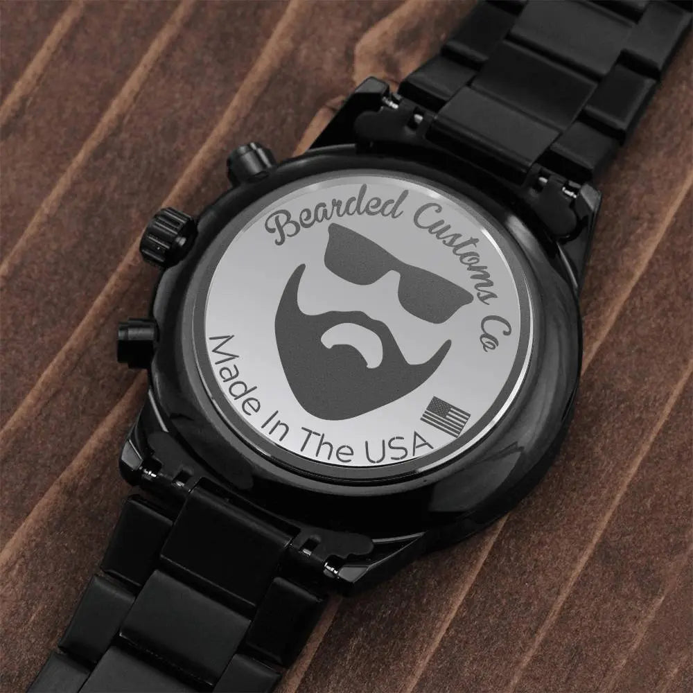 Jewelry Bearded Customs Watch ShineOn Fulfillment