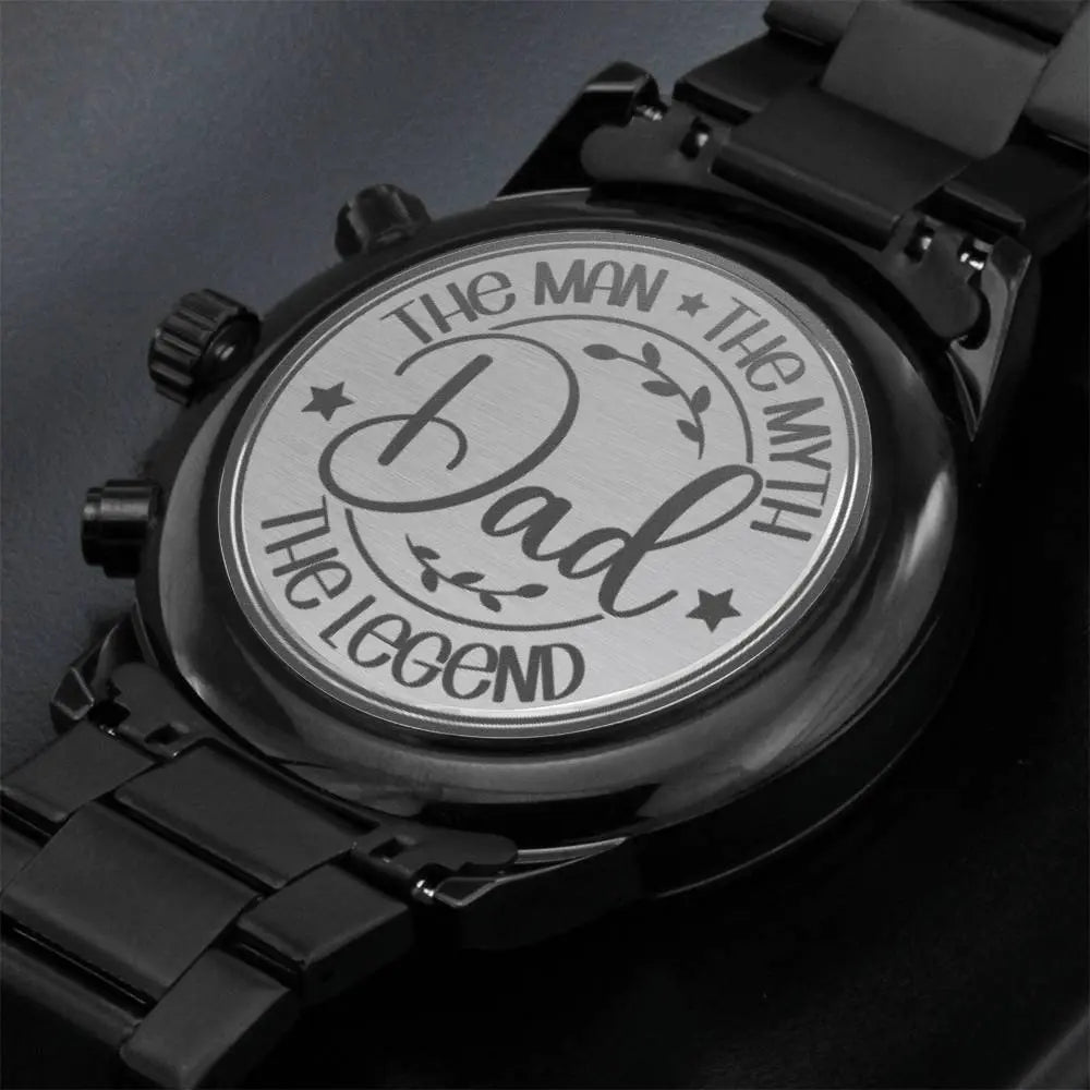Jewelry Engraved Watch for Dad | Engraved Watch Men, Engraved Watch, Engraved Mens Watch, Custom Mens Watch, Mens Watch, Fathers Day Watch, Jewelry ShineOn Fulfillment