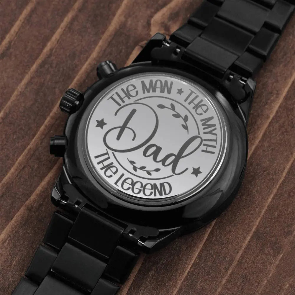Jewelry Engraved Watch for Dad | Engraved Watch Men, Engraved Watch, Engraved Mens Watch, Custom Mens Watch, Mens Watch, Fathers Day Watch, Jewelry ShineOn Fulfillment