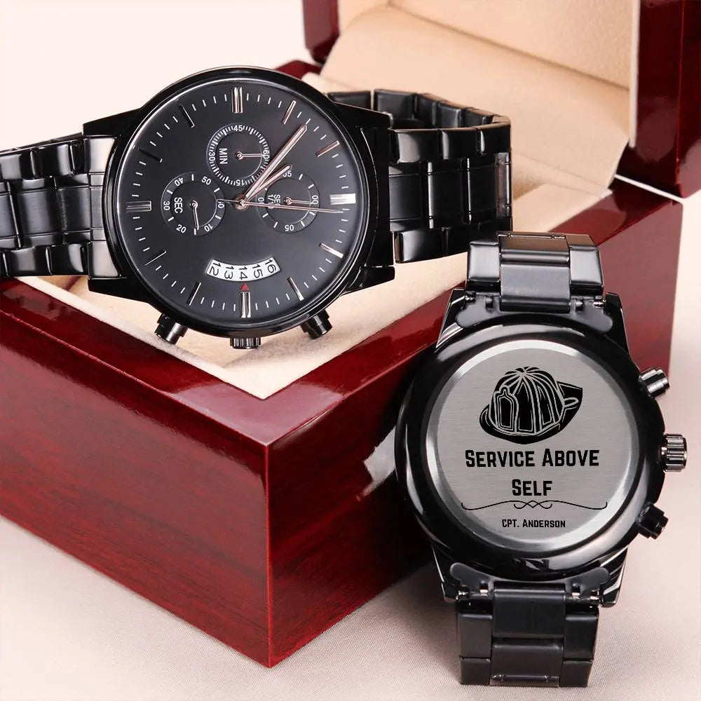 Jewelry Firefighter Gift for Him Watch, Engraved Gift for Fireman, Firefighter Gift, Firefighter Personalized Watch, Fireman Gift for Husband, Son ShineOn Fulfillment