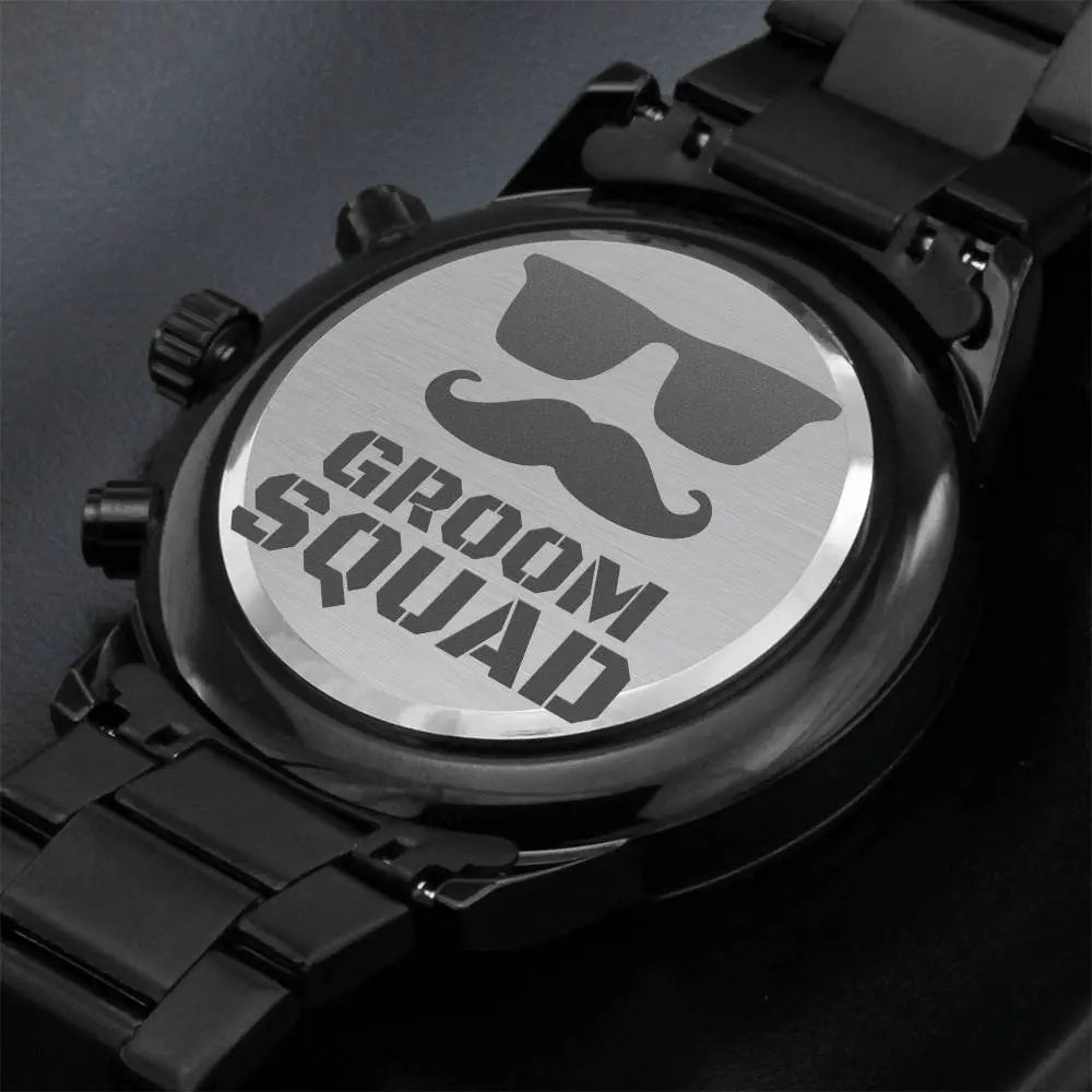 Jewelry Groomsmen Watch, Groomsmen Gifts,Best Man Gift, Engraved Watch, Wedding Gifts,Best Man Gifts,Custom Watches,Xmas Gifts 2023 ShineOn Fulfillment