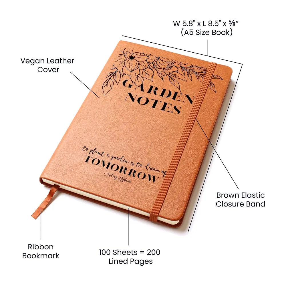 Jewelry Personalizable Garden journal to track and plan your garden, Gardening Planner, Notebook Journal For Gardening, Plant Journal, Gardening Gift ShineOn Fulfillment