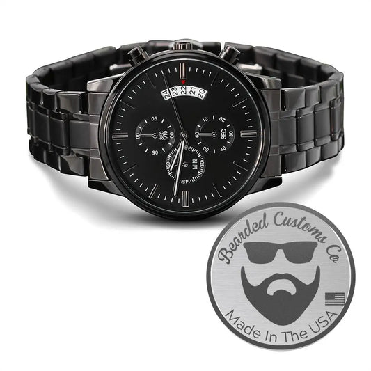 Jewelry Bearded Customs Watch ShineOn Fulfillment