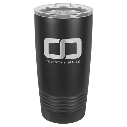 Black Custom Engraved Polar Camel 20 oz Tumbler with Company Logo – Durable Powder-Coated Insulated Stainless Steel Travel Mug for Corporate Gifts and Promotional Items