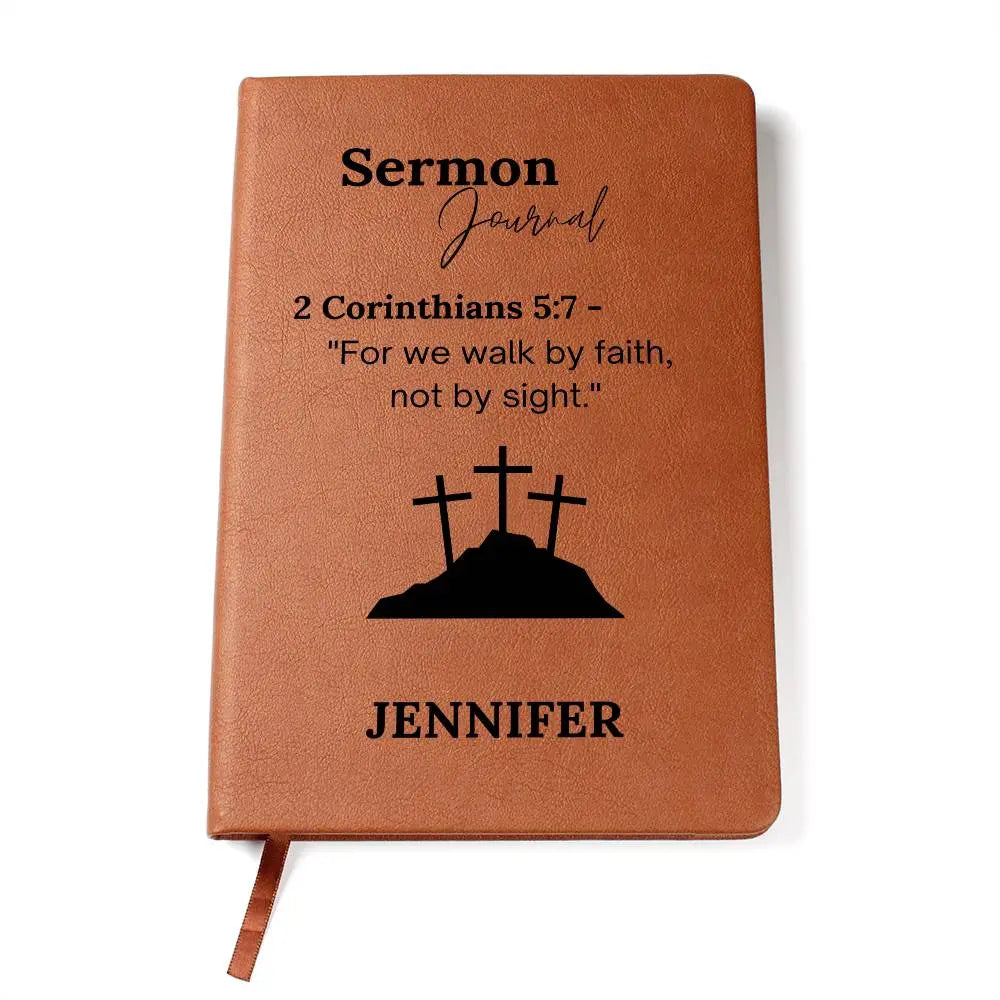 Jewelry Christian Notebook Prayer Journal Rooted in Him 2 Corinthians 5:7  Bible Study Notebook Christian Gift for Baptism Women Faith Based Gift Idea ShineOn Fulfillment