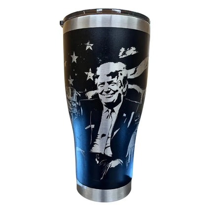 Donald Trump Full Wrap 30oz Tumbler beardedcustomsco