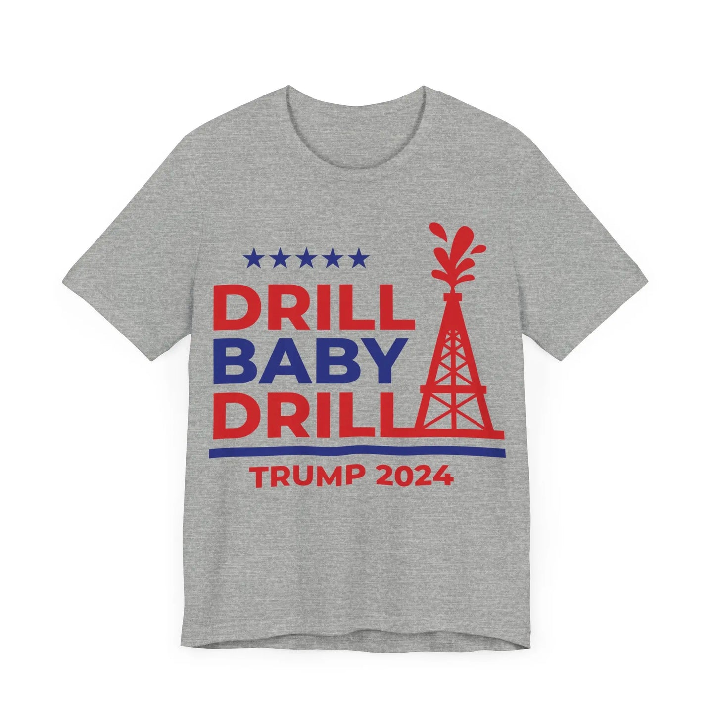 T-Shirt Drill Baby Drill Trump 2024 Shirt Printify