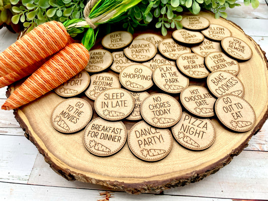 Easter Egg Filler Tokens Set of 30
