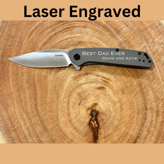 Engraved Knife, Fathers Day, Gifts For Him, Folding Knife, Personalized Groomsmen Gift, Birthday Gifts, Best Man Present, Tactical Knife beardedcustomsco