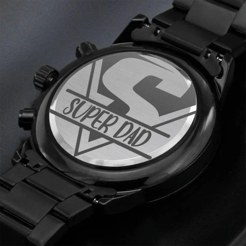 Jewelry Engraved Watch for Dad | Engraved Watch Men, Engraved Watch, Engraved Mens Watch, Custom Mens Watch, Mens Watch, Personalized Watch, Jewelry ShineOn Fulfillment