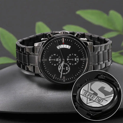 Jewelry Engraved Watch for Dad | Engraved Watch Men, Engraved Watch, Engraved Mens Watch, Custom Mens Watch, Mens Watch, Personalized Watch, Jewelry ShineOn Fulfillment