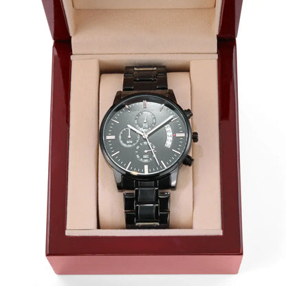 Jewelry Engraved Watch for Dad | Engraved Watch Men, Engraved Watch, Engraved Mens Watch, Custom Mens Watch, Mens Watch, Personalized Watch, Jewelry ShineOn Fulfillment