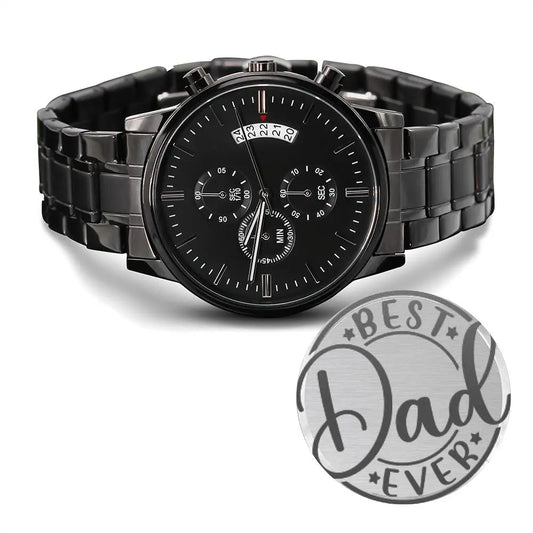 Jewelry Engraved Watch for Fathers Day | Engraved Watch Dad, Engraved Watch, Engraved Mens Watch, Custom Mens Watch, Mens Watch, Personalized Watch, Jewelry ShineOn Fulfillment