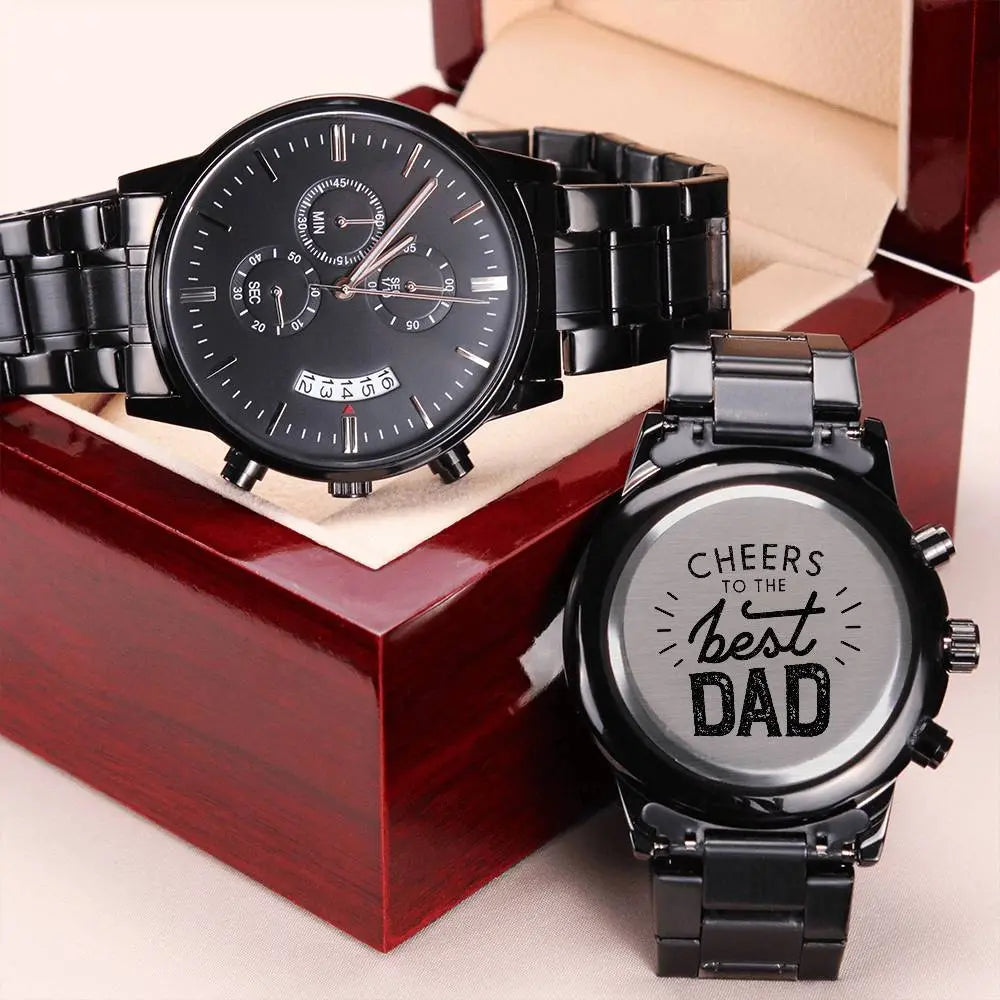 Jewelry Engraved Watch, Husband Gift, Mens Watch, Anniversary Gift, Boyfriend Gift, Personalized Watches, Gift for Men, Gift For Dad, Custom Watches ShineOn Fulfillment