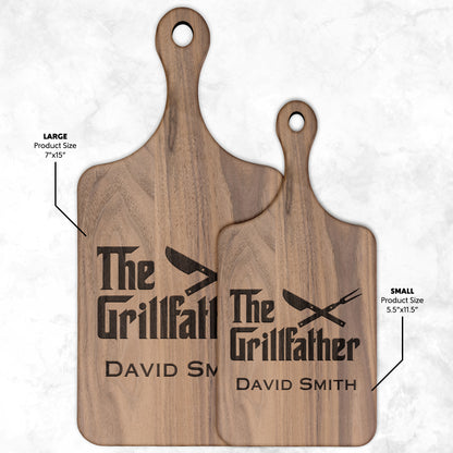 Kitchenware Fathers Day Charcuterie Board for Grill Master, The Grillfather BBQ Board for Men, Custom Dad Birthday Gift, Grilling Tool for Groomsmen teelaunch