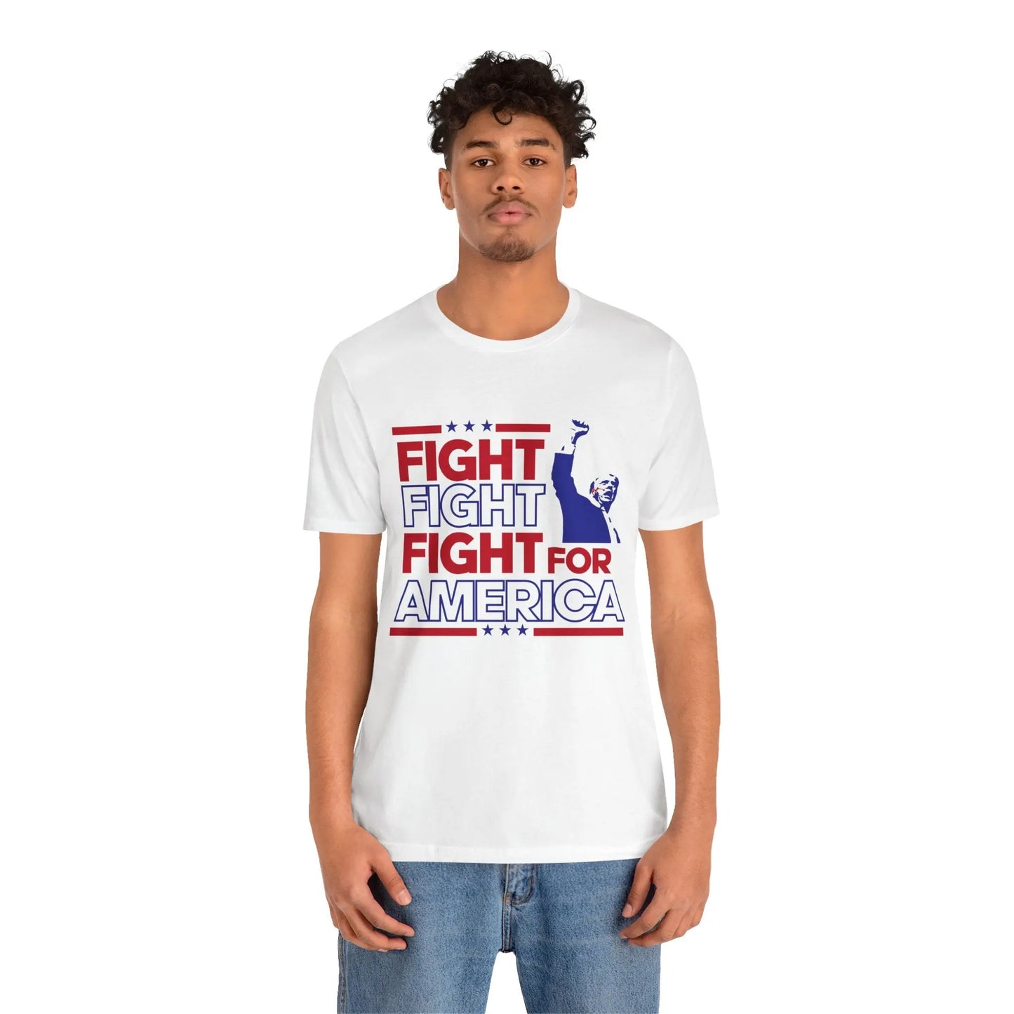 T-Shirt Fight For America Trump 2024 Shirt Printify