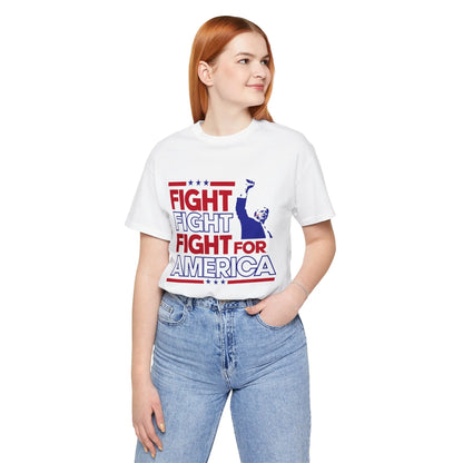 T-Shirt Fight For America Trump 2024 Shirt Printify