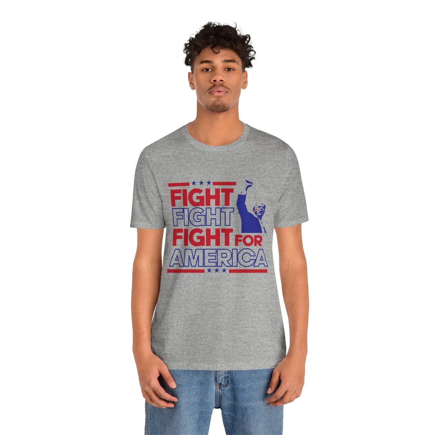 T-Shirt Fight For America Trump 2024 Shirt Printify