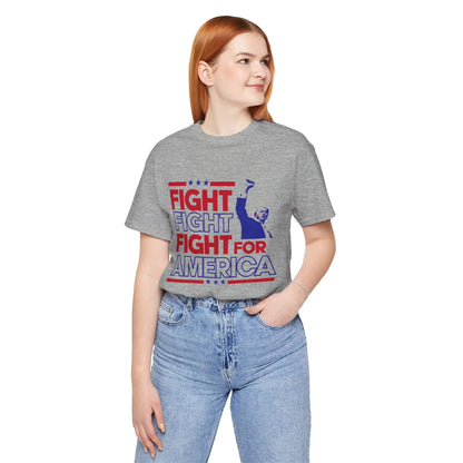 T-Shirt Fight For America Trump 2024 Shirt Printify