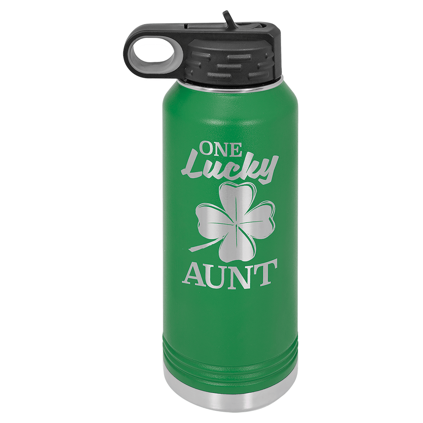 Customized Business Logo Engraved Powder Coated 32oz Bottle