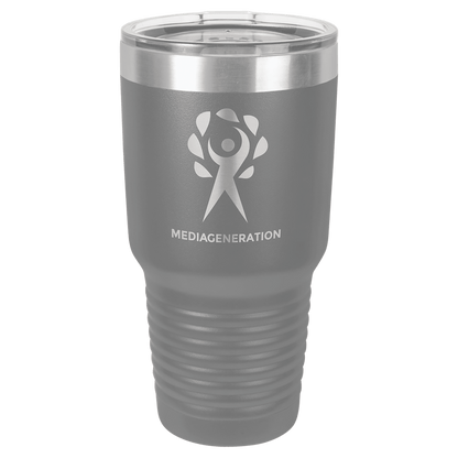 Customized Business Logo Engraved Powder Coated 30 Oz Tumbler