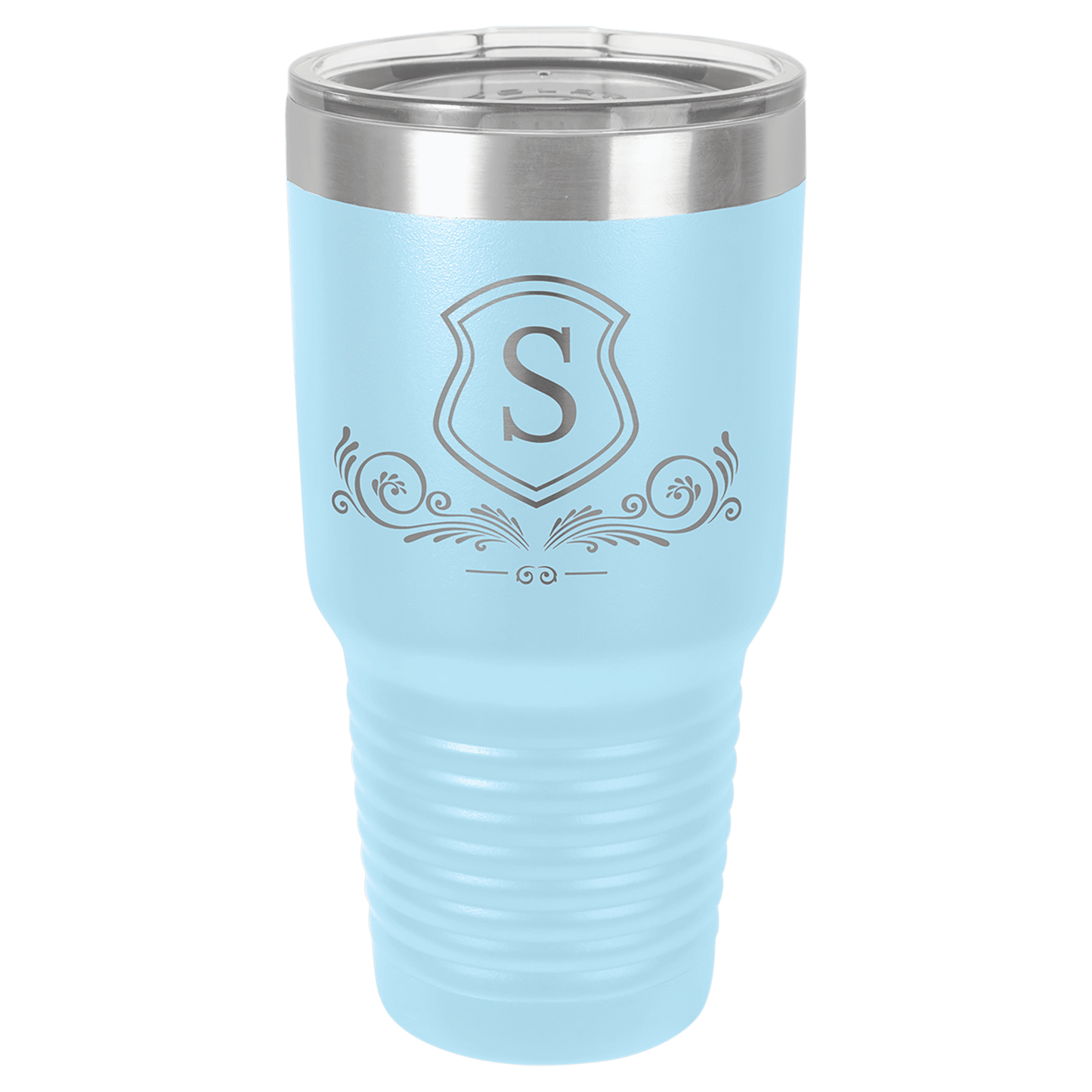 Customized Business Logo Engraved Powder Coated 30 Oz Tumbler