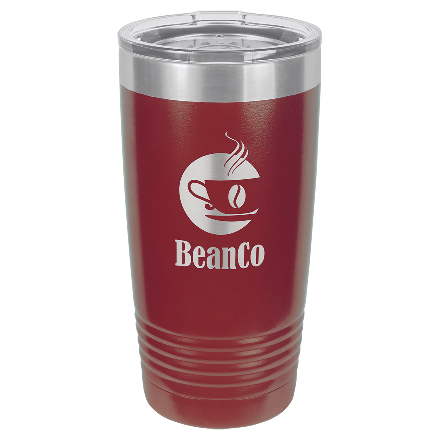 Maroon Personalized Polar Camel 20 oz Powder-Coated Tumbler with Custom Company Logo – Premium Vacuum Insulated Drinkware for Hot and Cold Drinks