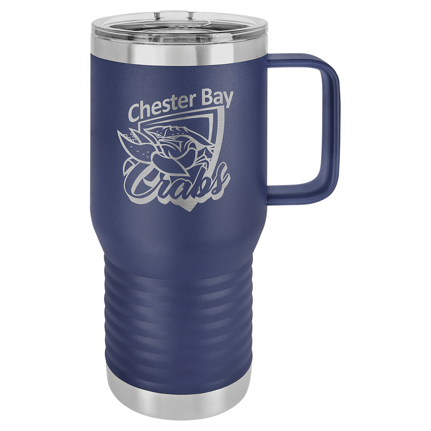 Customized Business Logo Engraved Powder Coated 20oz Travel Mug