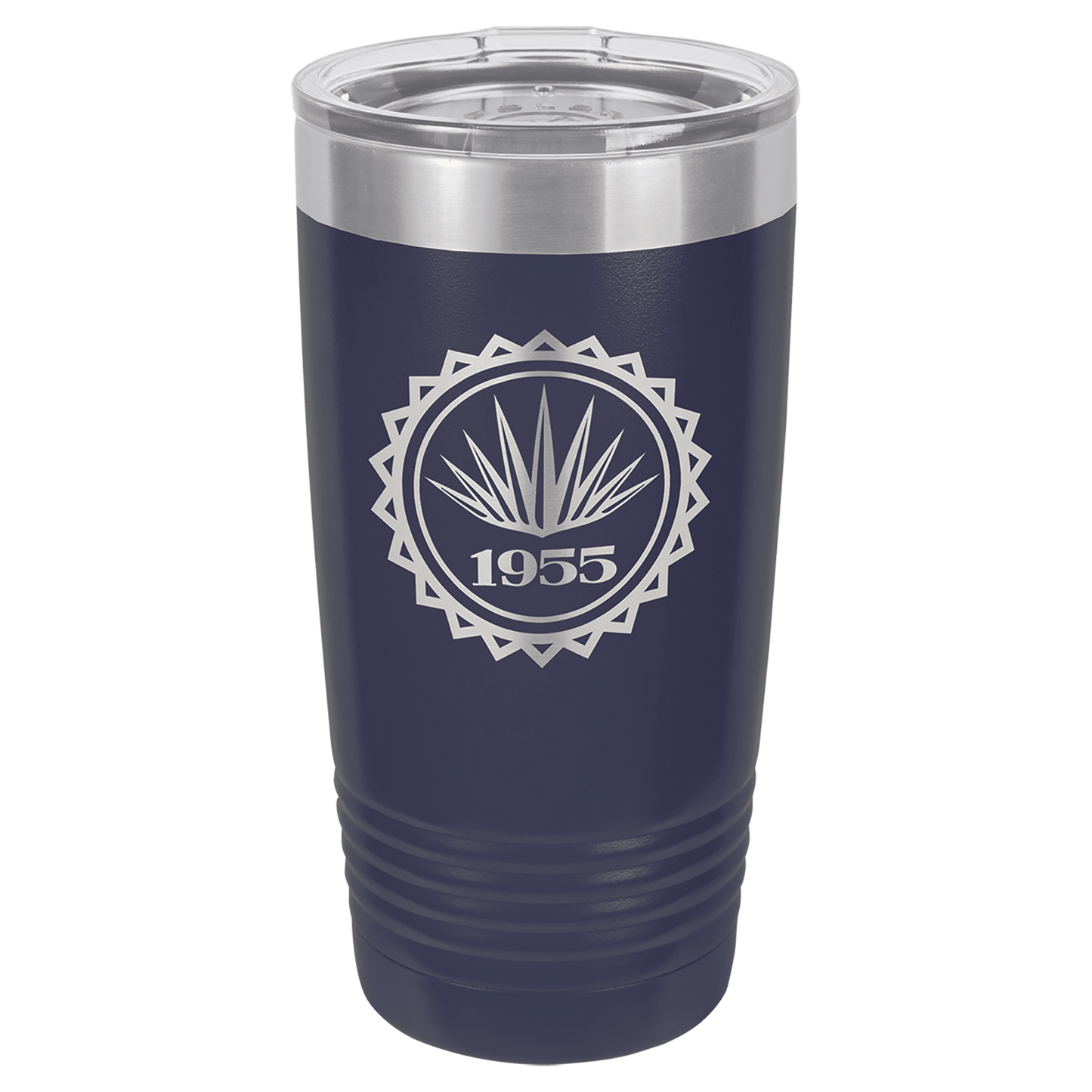 Navy Blue Personalized Polar Camel 20 oz Powder-Coated Tumbler with Custom Company Logo – Premium Vacuum Insulated Drinkware for Hot and Cold Drinks