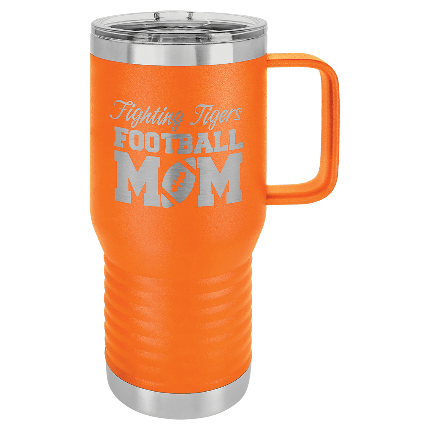 Customized Business Logo Engraved Powder Coated 20oz Travel Mug