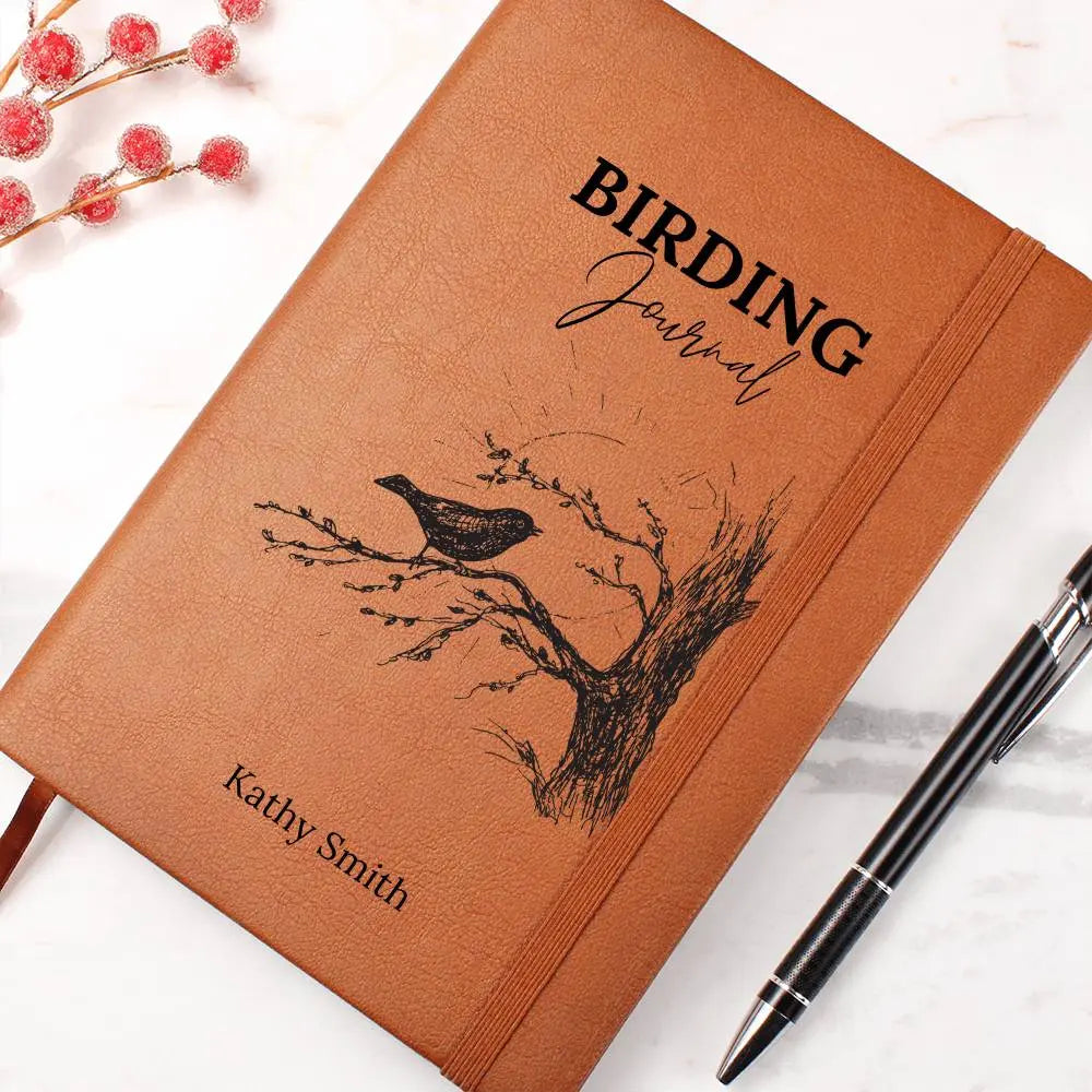 Jewelry Personalizable Birder Journal, Bird Watching Journal, Bird Watching Log Book, Bird Journal,  Birding Journal ShineOn Fulfillment