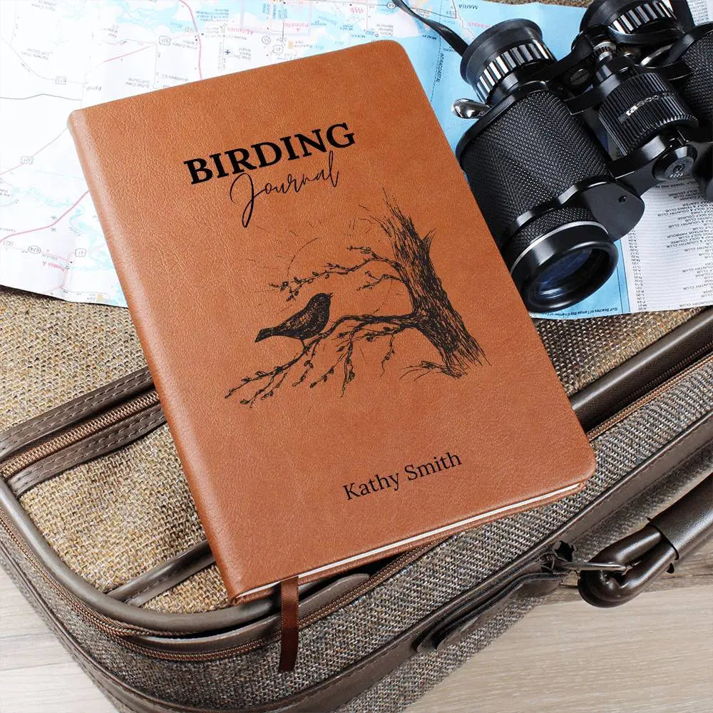 Jewelry Personalizable Birder Journal, Bird Watching Journal, Bird Watching Log Book, Bird Journal,  Birding Journal ShineOn Fulfillment