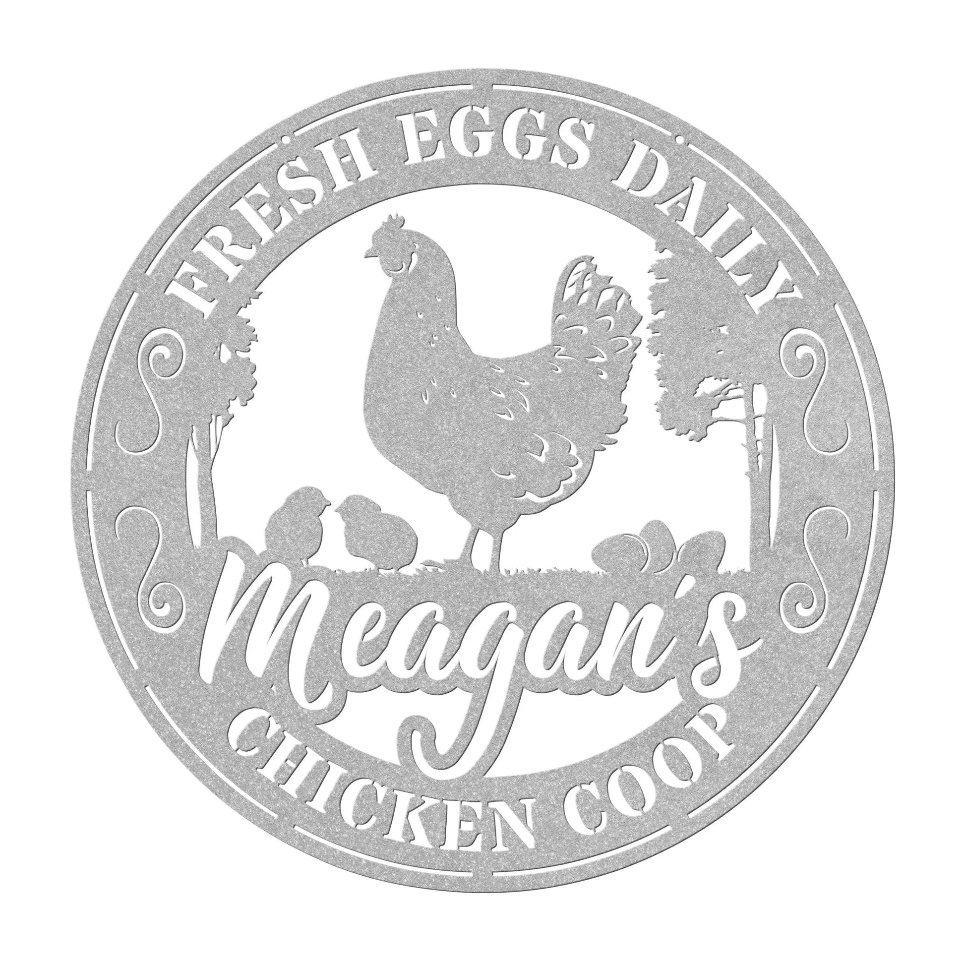 Wall Art Personalized Chicken Coop Sign, Hen House Coop Sign, Our Little Coop Sign Metal Sign, Metal Chicken Coop Sign, Custom Chicken Coop sign teelaunch