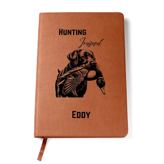 Jewelry Personalized Duck Hunting Journal, Engraved Leatherette Journal for Hunting Notes, Custom Journal For Hunters, Customized Leather Gift, Hunt Log ShineOn Fulfillment