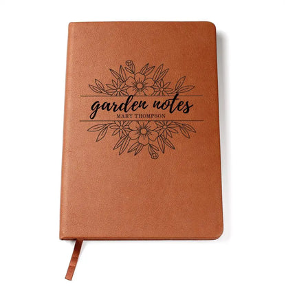 Jewelry Personalized Gardening Notebook Journal | Unique Leatherette Cover with Lined Pages Gift for Garden Lover Notebook ShineOn Fulfillment