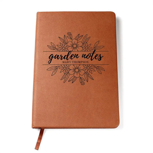 Jewelry Personalized Gardening Notebook Journal | Unique Leatherette Cover with Lined Pages Gift for Garden Lover Notebook ShineOn Fulfillment