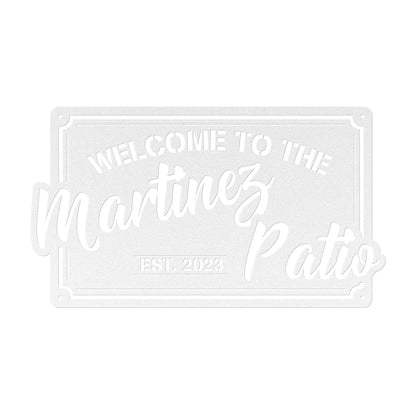 Personalized Patio Sign - Make it Your Own Wording - Business Sign - Wedding Gift - Anniversary Gift - beardedcustomsco