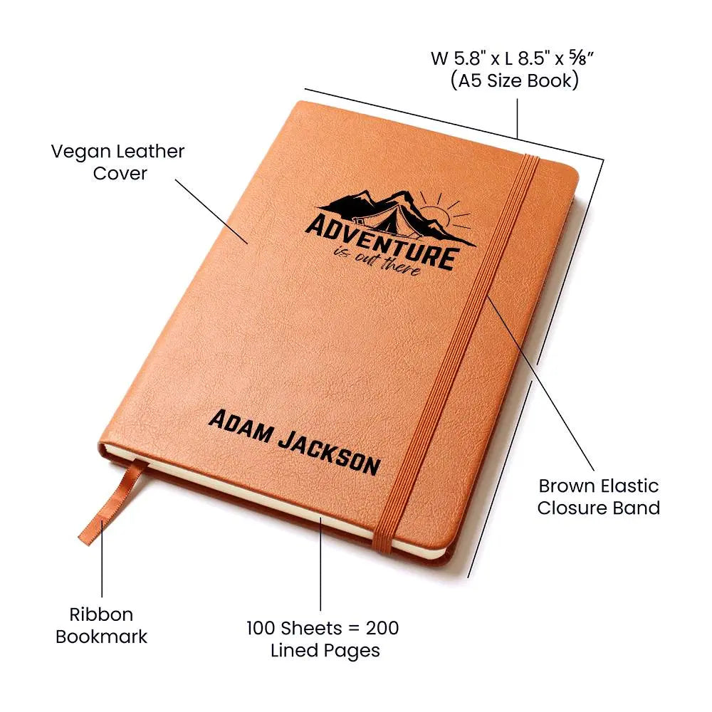 Jewelry Personalized Travel Journal, Travel Memory NoteBook for Couple, Adventure Journal Gifts, Leather Bucket List Journal, Custom Scrapbook Gift ShineOn Fulfillment