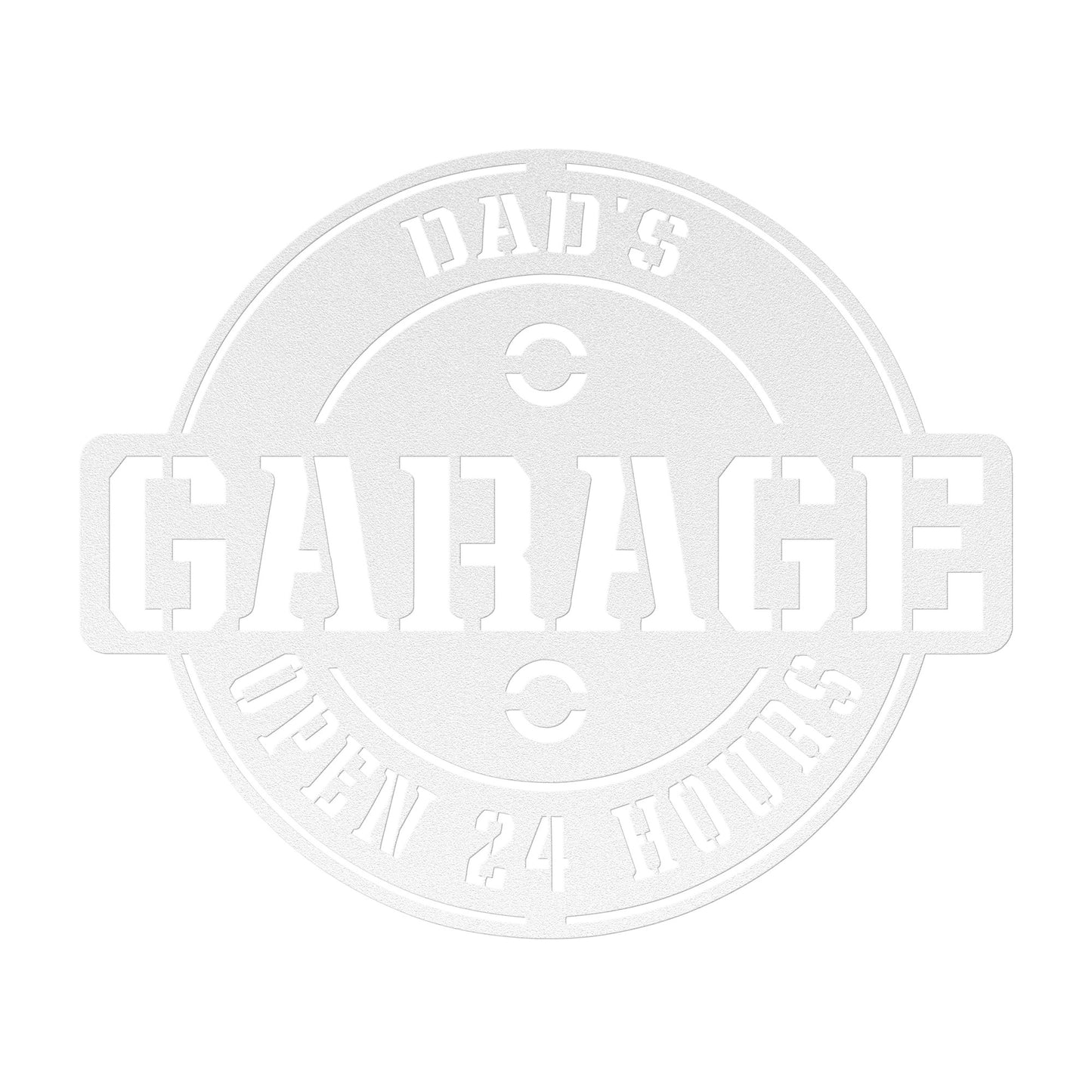 Personalized Metal Name Garage Sign Custom Plaque Wall Art Housewarming Est Year Man Cave Dad's Gift Mechanic Workshop American Car Pickup