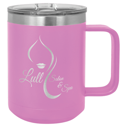 Customized Business Logo Engraved Powder Coated Coffee Mug