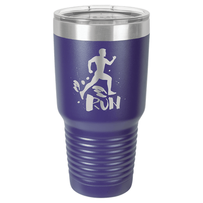 Customized Business Logo Engraved Powder Coated 30 Oz Tumbler