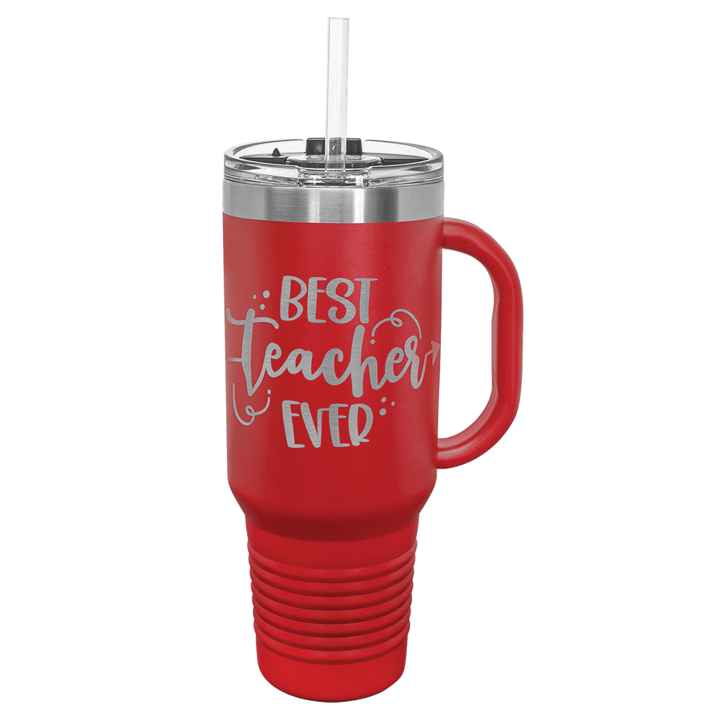 Customized Business Logo Engraved Powder Coated 40 Oz Travel Tumbler