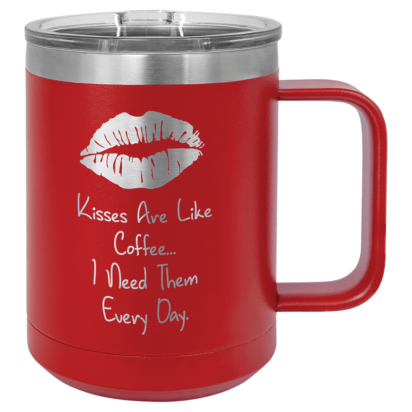 Customized Business Logo Engraved Powder Coated Coffee Mug