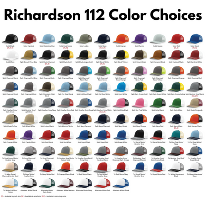 Custom Business Logo Patch Richardson 112 Hat