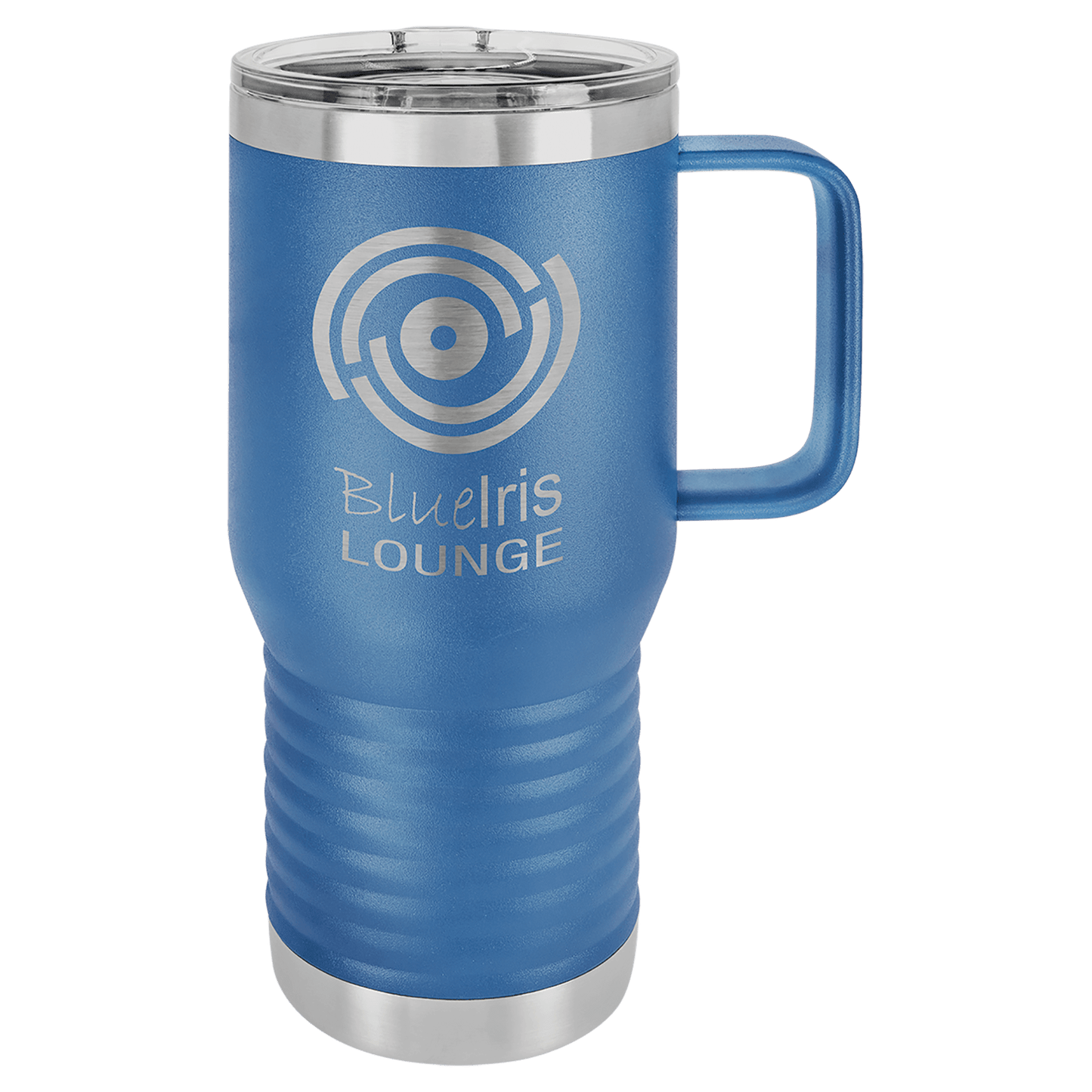 Customized Business Logo Engraved Powder Coated 20oz Travel Mug