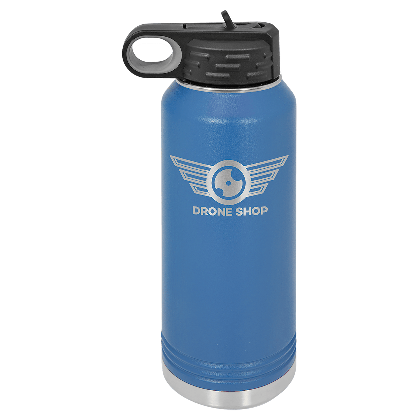 Customized Business Logo Engraved Powder Coated 32oz Bottle