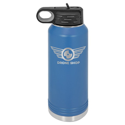 Customized Business Logo Engraved Powder Coated 32oz Bottle