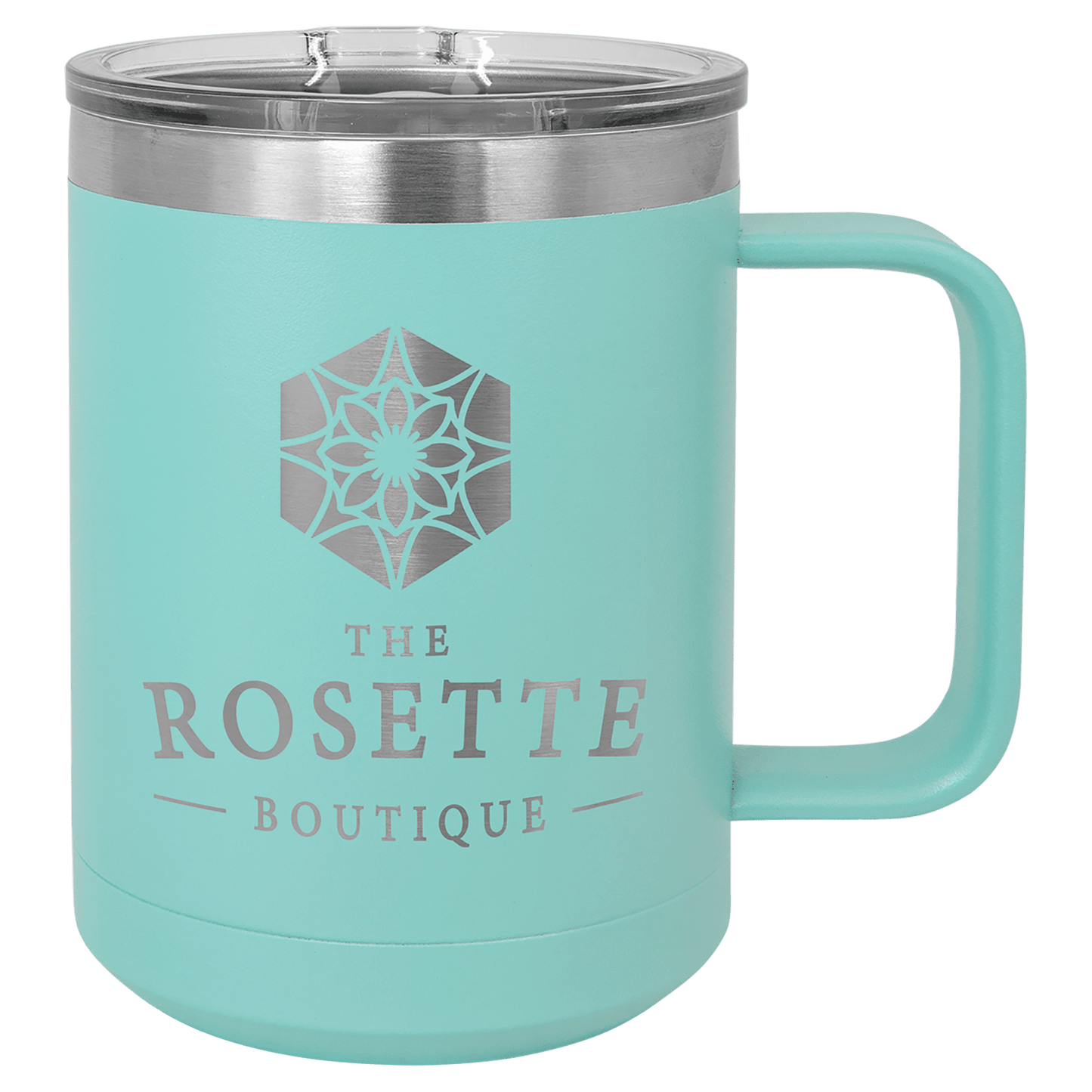 Customized Business Logo Engraved Powder Coated Coffee Mug