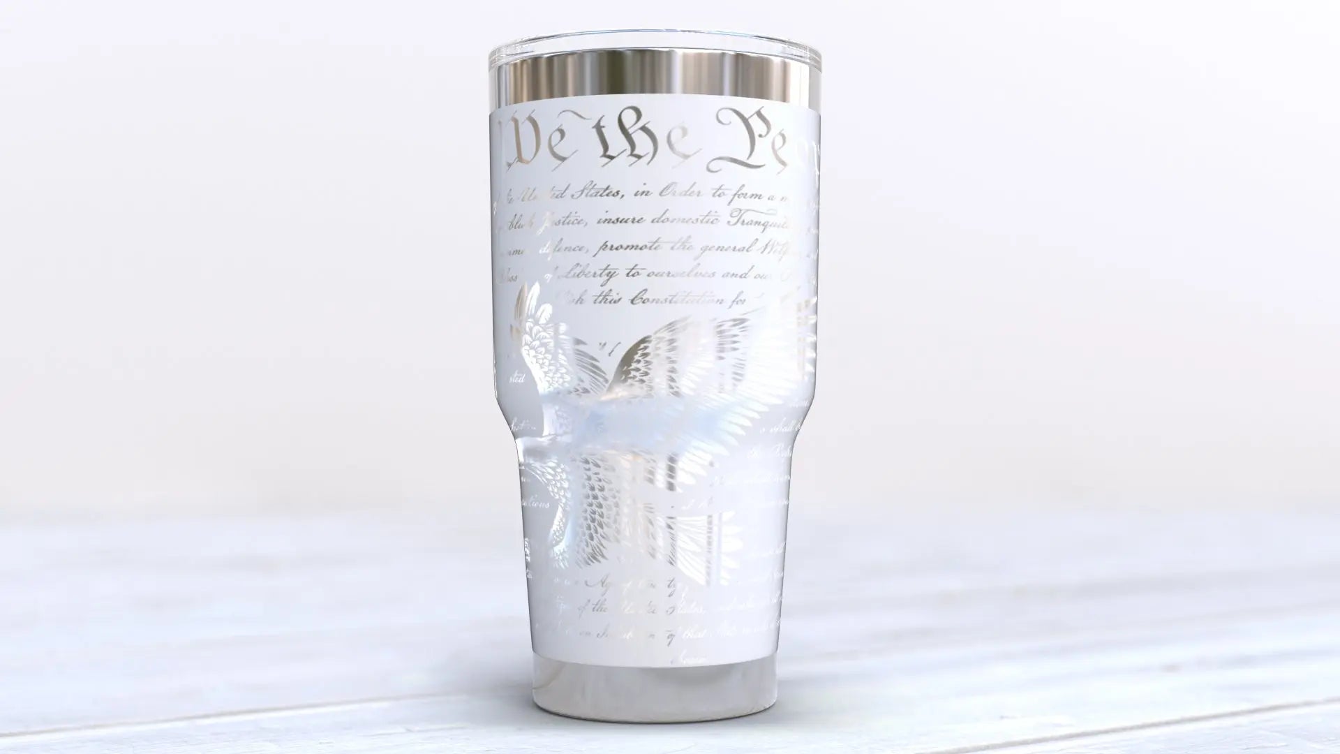 We The People Freedom Engraved 30oz Tumbler beardedcustomsco